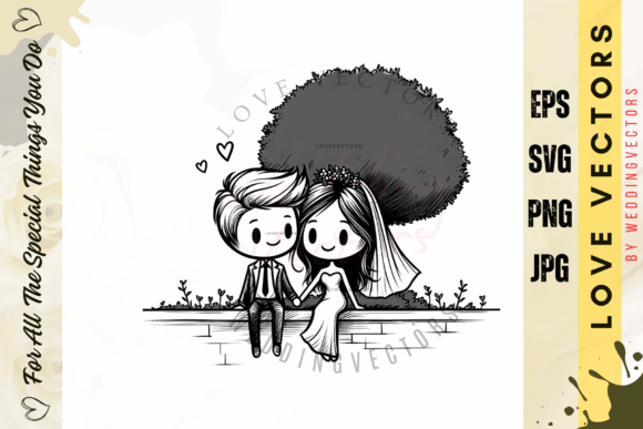 C325: Crafting Timeless Romance with Elegant Vectors