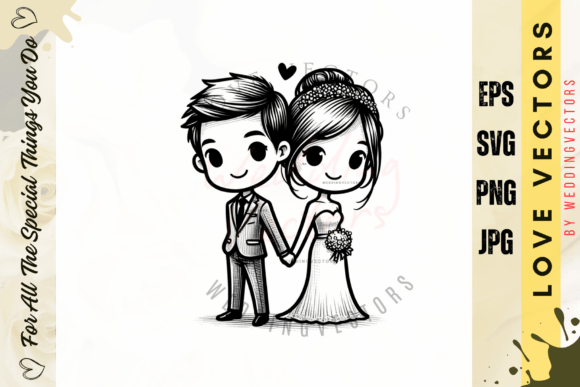 Celebrate Love's Grandeur with Elegant Vector Art