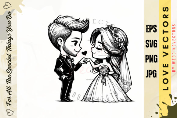 Wedding Couple and Love Vectors - C3662: A Design Deep Dive